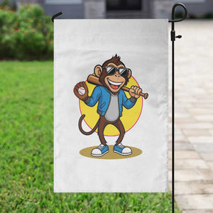 Funny Baseball Garden Flag Monkey Playing Baseball Sport Humor Gift TS12 Print Your Wear
