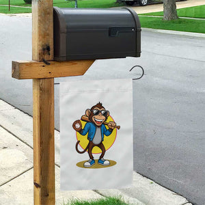 Funny Baseball Garden Flag Monkey Playing Baseball Sport Humor Gift TS12 Print Your Wear