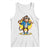 Funny Baseball Tank Top Monkey Playing Baseball Sport Humor Gift TS12 White Print Your Wear