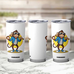 Funny Baseball Tumbler Cup Monkey Playing Baseball Sport Humor Gift TS12 Print Your Wear