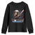 Funny Chimpanzee Swinging Bat Baseball Youth Sweatshirt Sport Humor Gift TS12 Black Print Your Wear