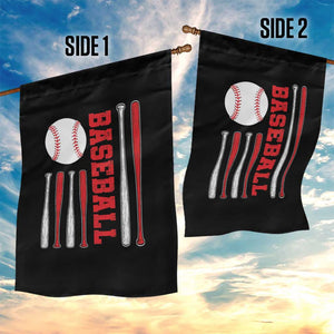 Patriotic Baseball American Flag Garden Flag Sports Lover Gift TS12 Print Your Wear