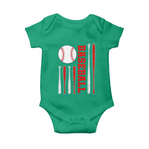Patriotic Baseball American Flag Baby Onesie Sports Lover Gift TS12 Irish Green Print Your Wear