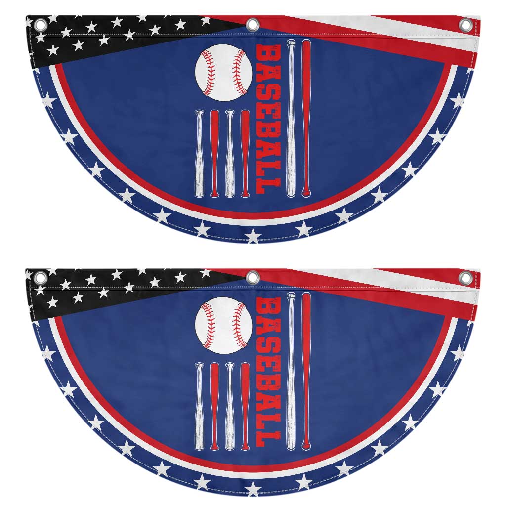 Baseball American Flag Patriotic Fan Flag Sports Lover Gift TS12 2pcs pack Classic Navy Print Your Wear