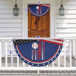 Baseball American Flag Patriotic Fan Flag Sports Lover Gift