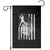 Patriotic Baseball Lover Garden Flag USA American Flag Gift TS12 Black Print Your Wear