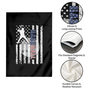 Patriotic Baseball Lover Garden Flag USA American Flag Gift TS12 Print Your Wear