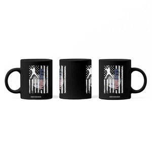 Patriotic Baseball Lover Coffee Mug USA American Flag Gift TS12 Print Your Wear