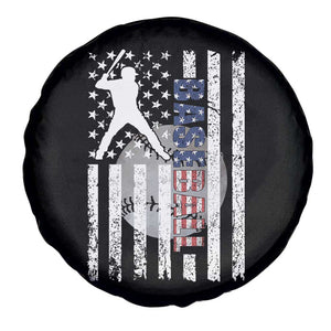 Patriotic Baseball Lover Spare Tire Cover USA American Flag Gift TS12 Print Your Wear