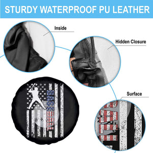 Patriotic Baseball Lover Spare Tire Cover USA American Flag Gift TS12 Print Your Wear
