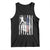 Patriotic Baseball Lover Tank Top USA American Flag Gift TS12 Black Print Your Wear