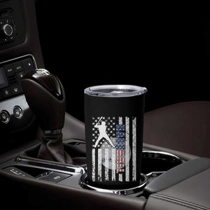 Patriotic Baseball Lover Tumbler Cup USA American Flag Gift TS12 Print Your Wear