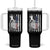 Patriotic Baseball Lover Tumbler With Handle USA American Flag Gift TS12 One Size: 40 oz Black Print Your Wear