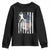 Patriotic Baseball Lover Youth Sweatshirt USA American Flag Gift TS12 Black Print Your Wear