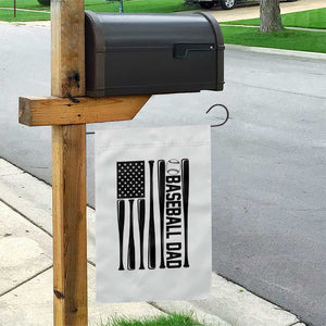 Baseball Dad Patriotic Garden Flag USA American Flag Gift TS12 Print Your Wear