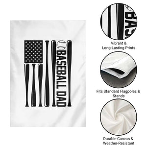 Baseball Dad Patriotic Garden Flag USA American Flag Gift TS12 Print Your Wear