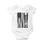 Baseball Dad Patriotic Baby Onesie USA American Flag Gift TS12 White Print Your Wear