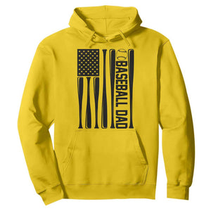 Baseball Dad Patriotic Hoodie USA American Flag Gift TS12 Daisy Print Your Wear