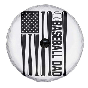 Baseball Dad Patriotic Spare Tire Cover USA American Flag Gift TS12 Print Your Wear