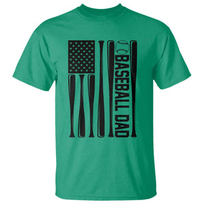 Baseball Dad Patriotic T Shirt USA American Flag Gift TS12 Irish Green Print Your Wear