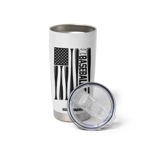 Baseball Dad Patriotic Tumbler Cup USA American Flag Gift TS12 Print Your Wear