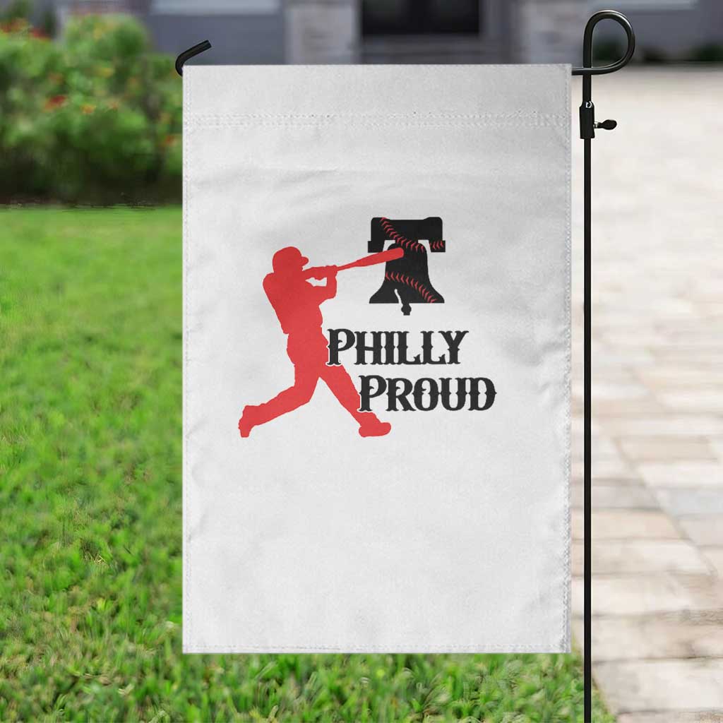 Baseball Lover Garden Flag Vintage Liberty Bell Philly Proud TS12 Print Your Wear