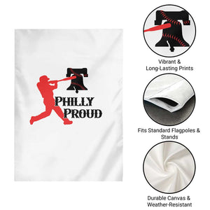 Baseball Lover Garden Flag Vintage Liberty Bell Philly Proud TS12 Print Your Wear