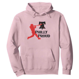 Baseball Lover Hoodie Vintage Liberty Bell Philly Proud TS12 Light Pink Print Your Wear