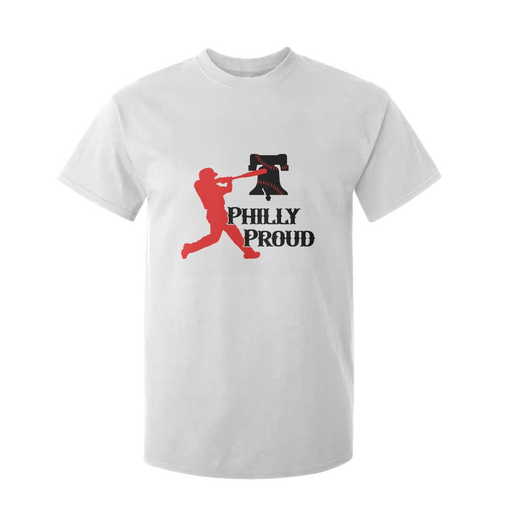 Baseball Lover T Shirt For Kid Vintage Liberty Bell Philly Proud TS12 White Print Your Wear