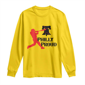 Baseball Lover Long Sleeve Shirt Vintage Liberty Bell Philly Proud TS12 Daisy Print Your Wear