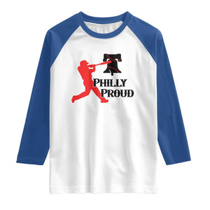 Baseball Lover Raglan Shirt Vintage Liberty Bell Philly Proud TS12 White Royal Print Your Wear