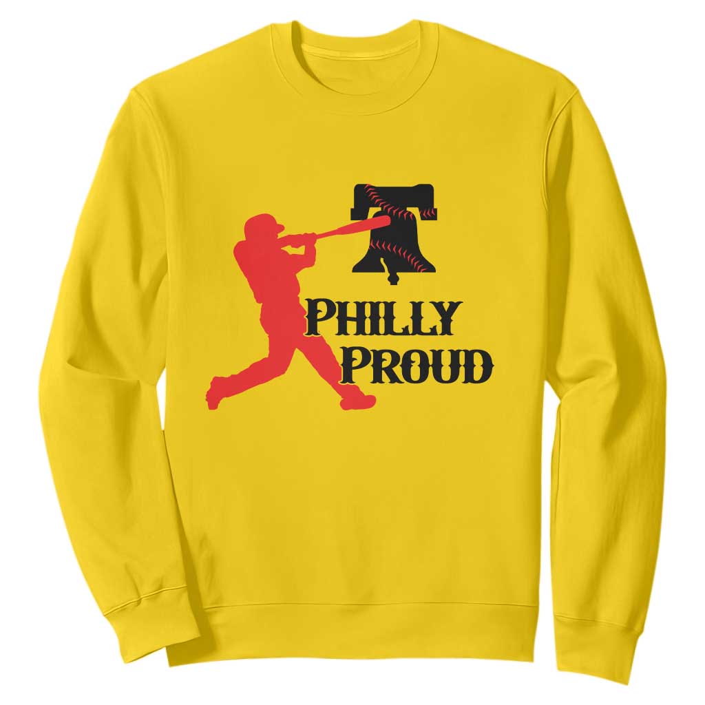 Baseball Lover Sweatshirt Vintage Liberty Bell Philly Proud TS12 Daisy Print Your Wear