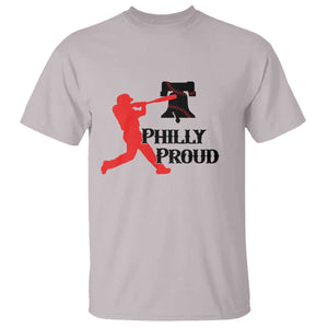 Baseball Lover T Shirt Vintage Liberty Bell Philly Proud TS12 Ice Gray Print Your Wear