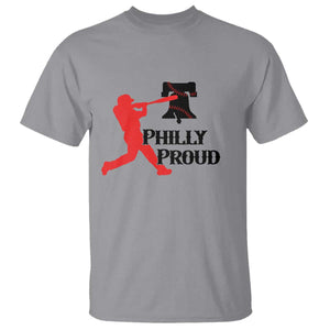 Baseball Lover T Shirt Vintage Liberty Bell Philly Proud TS12 Sport Gray Print Your Wear