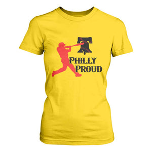 Baseball Lover T Shirt For Women Vintage Liberty Bell Philly Proud TS12 Daisy Print Your Wear