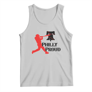 Baseball Lover Tank Top Vintage Liberty Bell Philly Proud TS12 Ash Print Your Wear