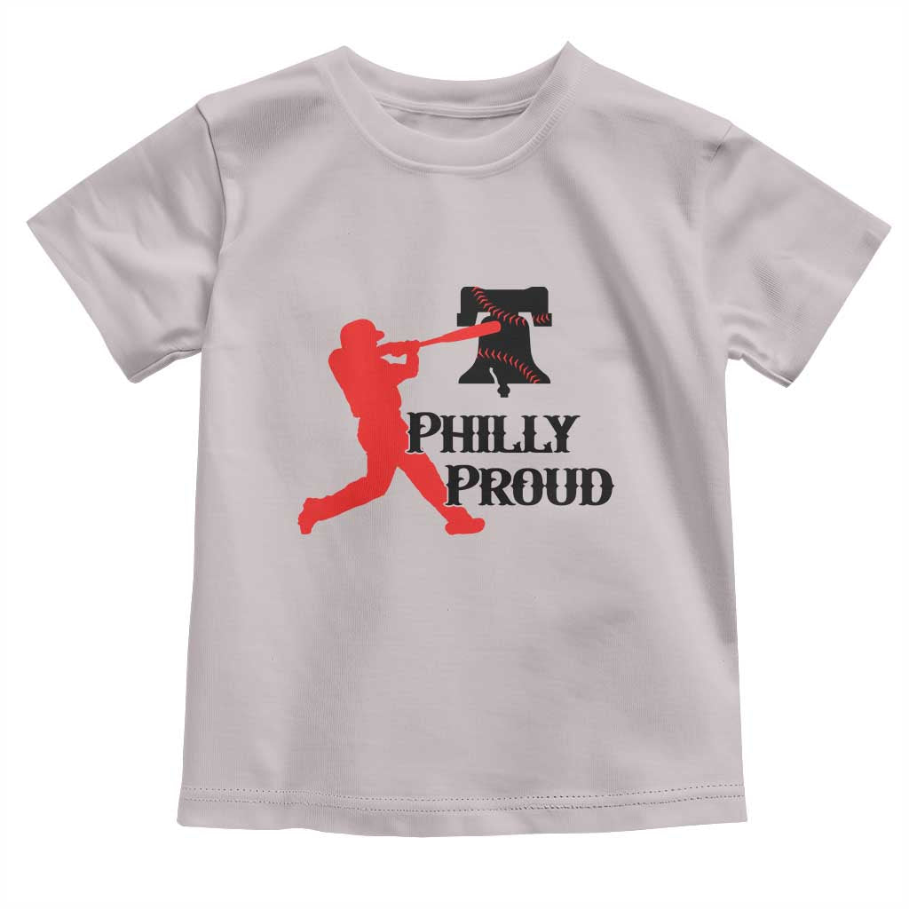 Baseball Lover Toddler T Shirt Vintage Liberty Bell Philly Proud TS12 Ice Gray Print Your Wear