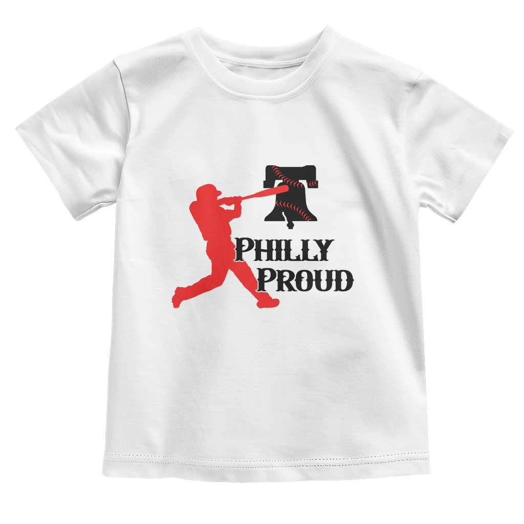 Baseball Lover Toddler T Shirt Vintage Liberty Bell Philly Proud TS12 White Print Your Wear