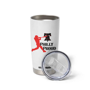 Baseball Lover Tumbler Cup Vintage Liberty Bell Philly Proud TS12 Print Your Wear