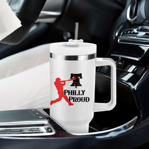 Baseball Lover Tumbler With Handle Vintage Liberty Bell Philly Proud TS12 Print Your Wear
