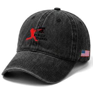 Baseball Lover Washed Cotton Baseball Cap Vintage Liberty Bell Philly Proud TS12 Print Your Wear