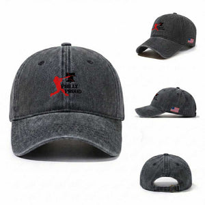 Baseball Lover Washed Cotton Baseball Cap Vintage Liberty Bell Philly Proud TS12 Washed Cap Universal Fit Dark Gray Print Your Wear