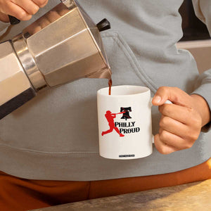 Baseball Lover Coffee Mug Vintage Liberty Bell Philly Proud TS12 Print Your Wear
