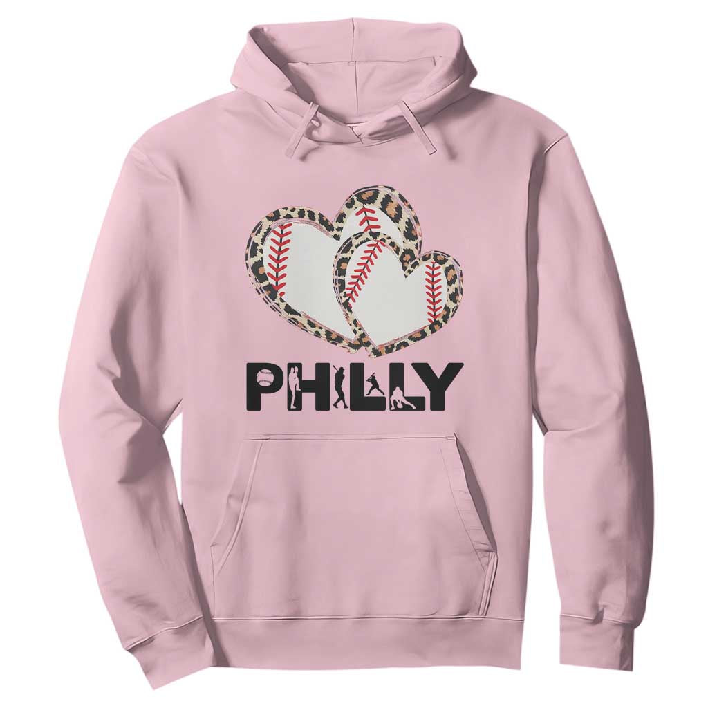Funny Vintage Philly Baseball Hoodie Sport Humor Gift TS12 Light Pink Print Your Wear