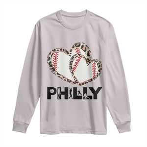 Funny Vintage Philly Baseball Long Sleeve Shirt Sport Humor Gift TS12 Ice Gray Print Your Wear