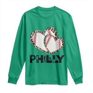 Funny Vintage Philly Baseball Long Sleeve Shirt Sport Humor Gift TS12 Irish Green Print Your Wear