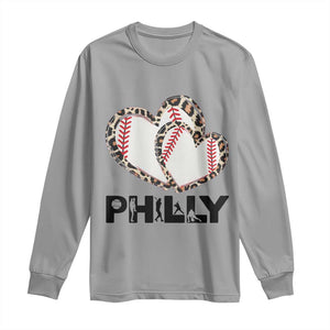 Funny Vintage Philly Baseball Long Sleeve Shirt Sport Humor Gift TS12 Sport Gray Print Your Wear