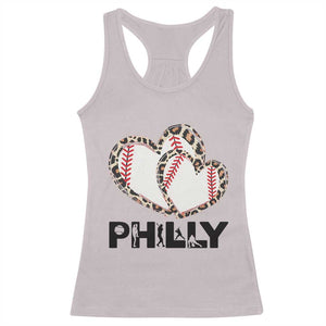 Funny Vintage Philly Baseball Racerback Tank Top Sport Humor Gift TS12 Ice Gray Print Your Wear