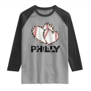 Funny Vintage Philly Baseball Raglan Shirt Sport Humor Gift TS12 Sport Gray Black Print Your Wear