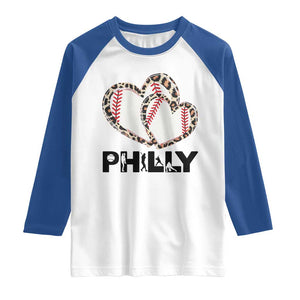 Funny Vintage Philly Baseball Raglan Shirt Sport Humor Gift TS12 White Royal Print Your Wear